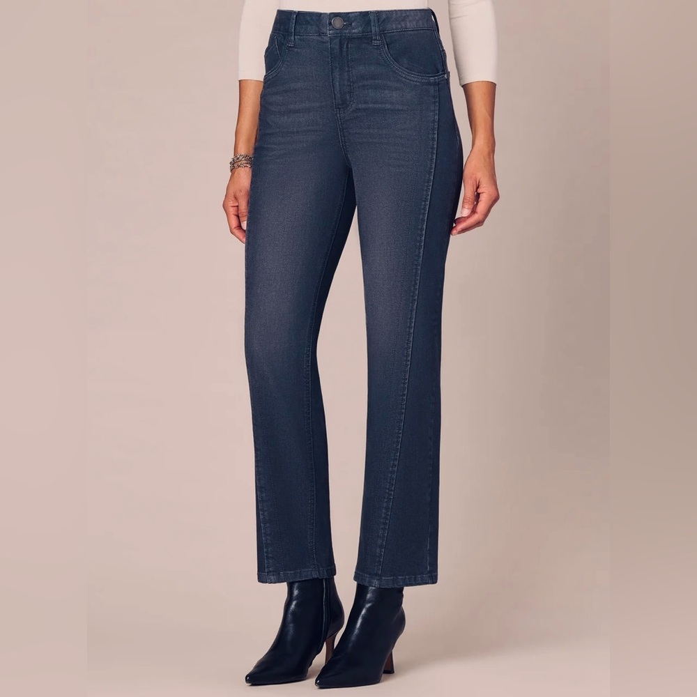 Democracy High Rise Faux Lip Seam Ankle Jean